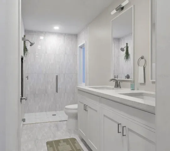Primary Bath- Virtually Rendered