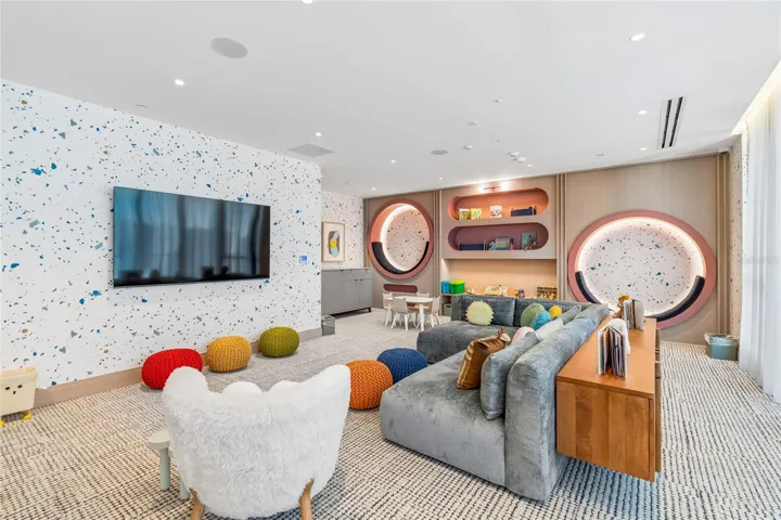 Designated children’s playroom