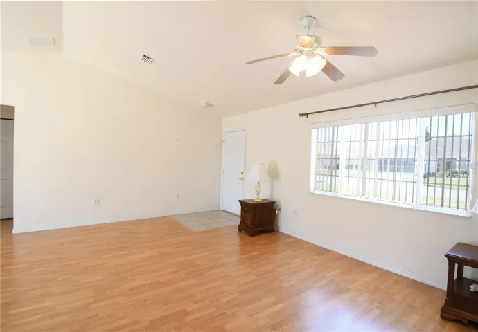 Living Room with Laminate Flooring