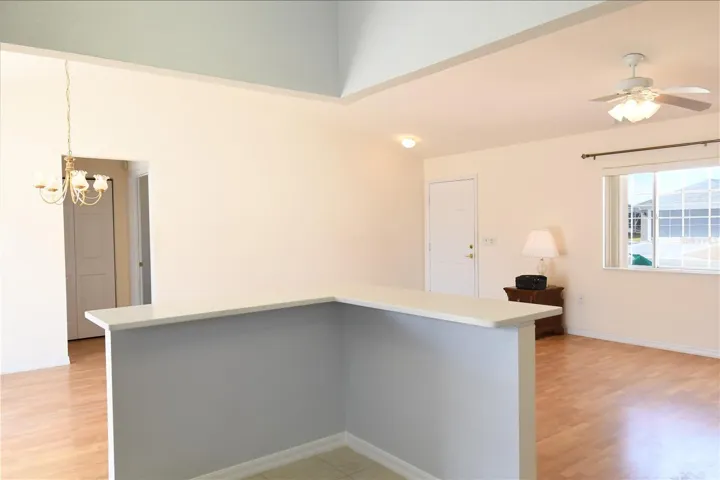 View of the Living Room from the Kitchen