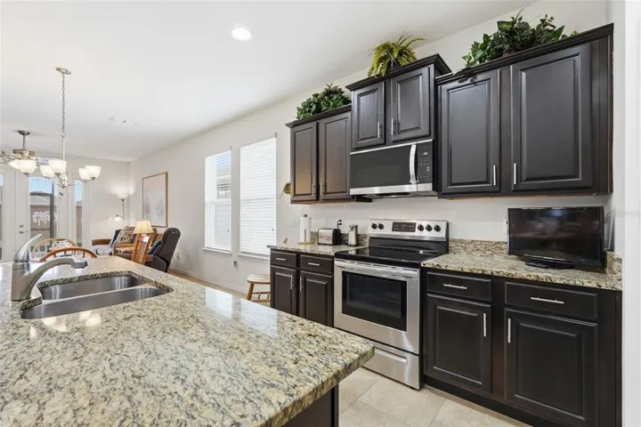 STAINLESS STEEL RANGE with MICROWAVE