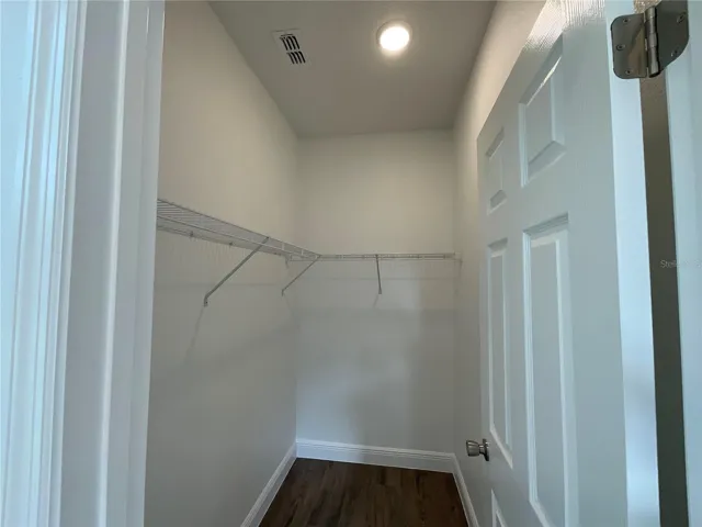 Primary walk in closet