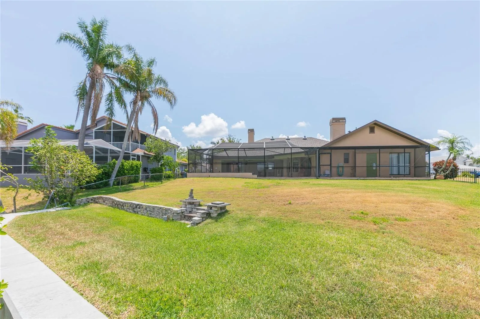Backyard &amp; New Seawall