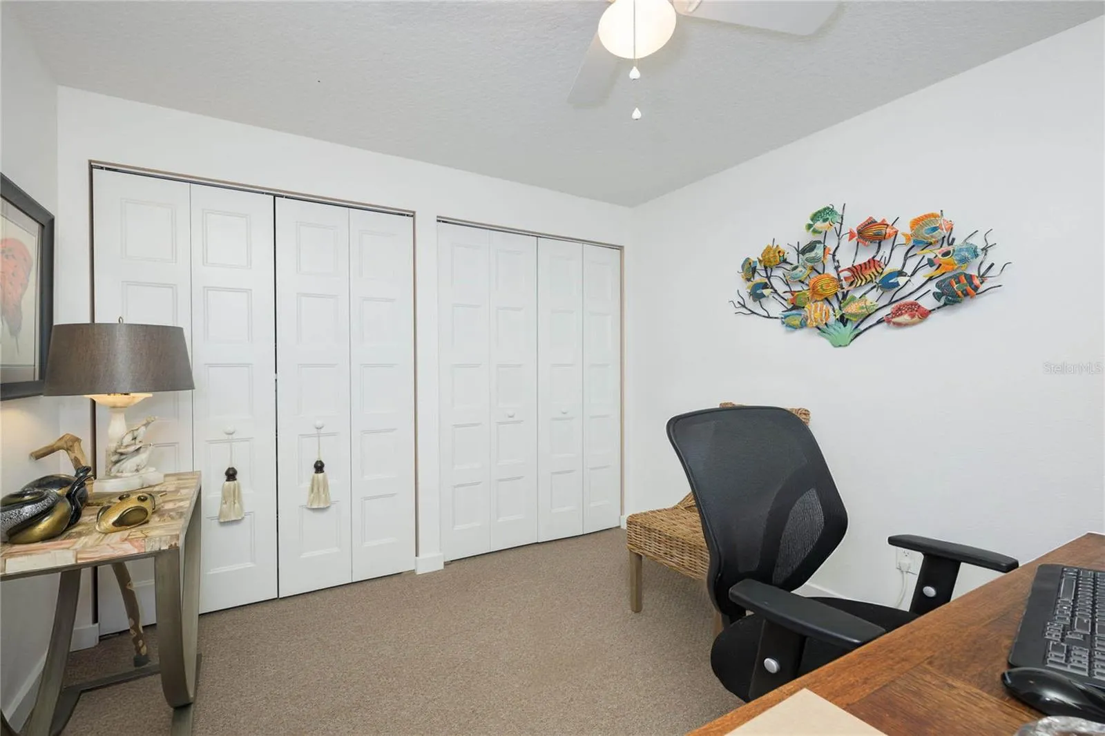 Lower level bedroom/office.