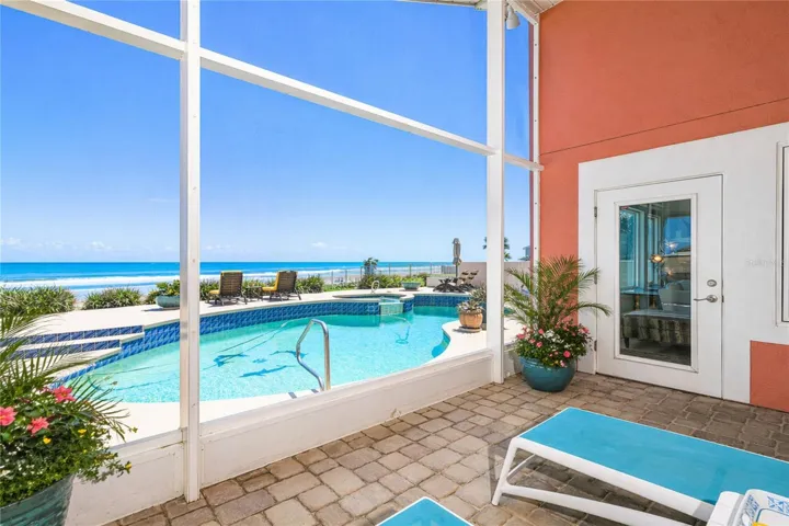 Screened in porch.