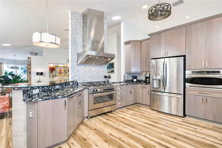 Gourmet Kitchen.
