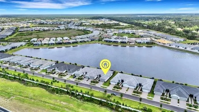 Aerial View of Villa and Lakeview from Villa