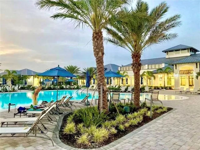 Night View of Pool