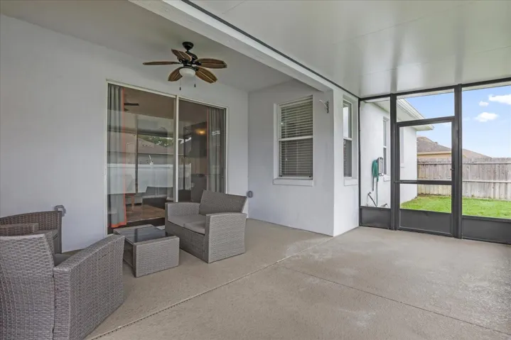 Extended screened in patio