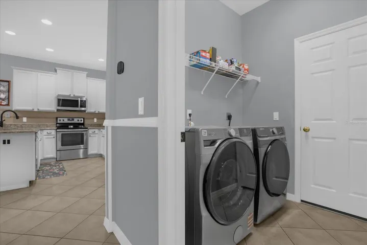 Laundry room.