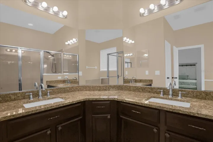 Primary Bathroom.  Double vanity