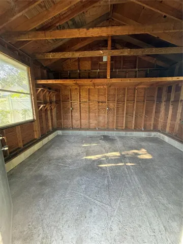 Shed Interior