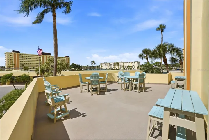 This is the 2nd floor patio to enjoy.