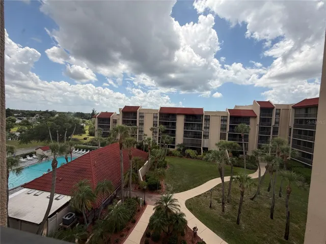 Courtyard view from Lanai