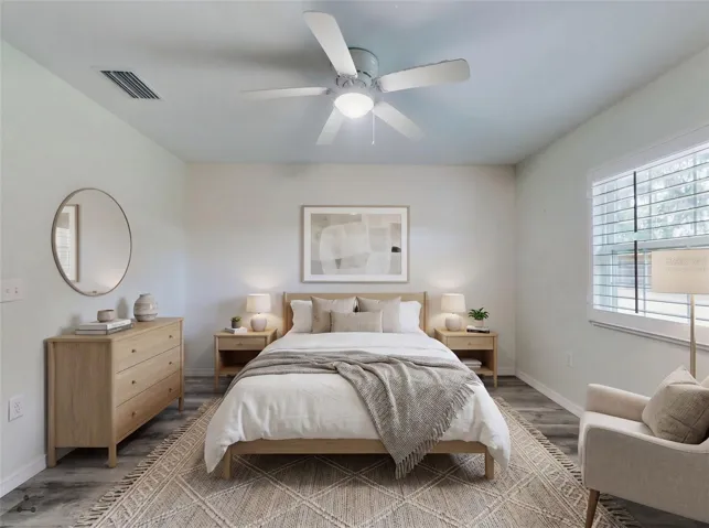 2nd Bedroom virtually staged