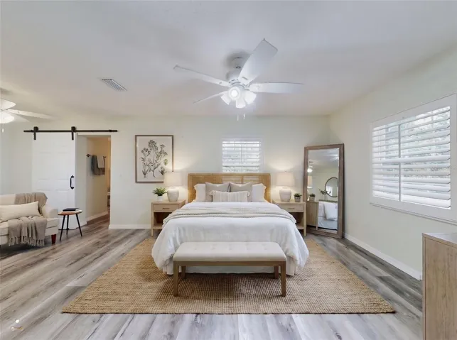 Master Bedroom Virtually staged 2.0