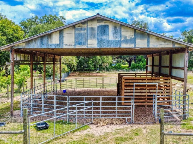 Pole Barn with two HORSE STALLS