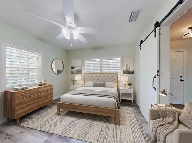 Master Bedroom Virtually staged