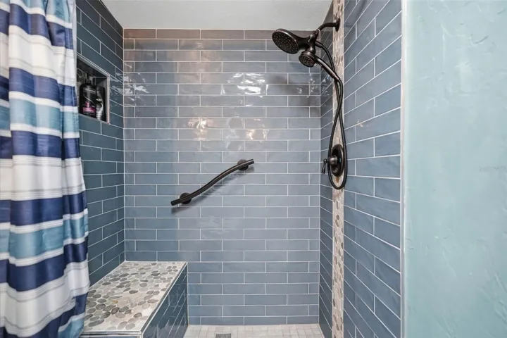 Hallway Bathroom walk in shower