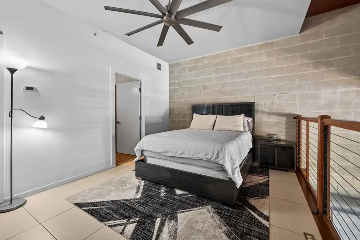 Upstairs Loft-Style Bedroom