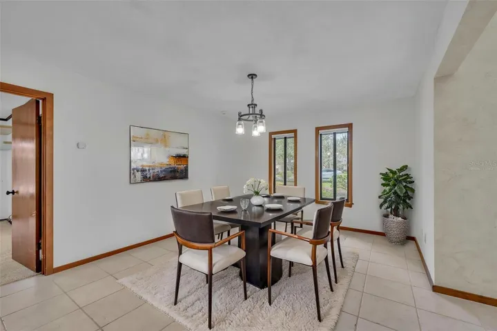 Virtually Staged Dining Room