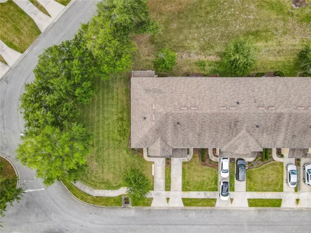 End unit with large yard to play