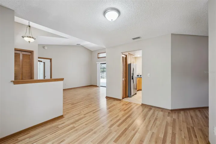 View into kitchen from Dining Room