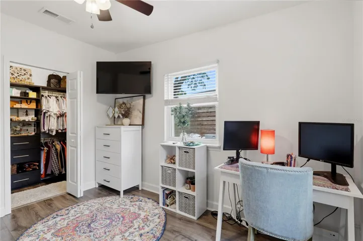 4th Bedroom/ Office with Walk-in Closet