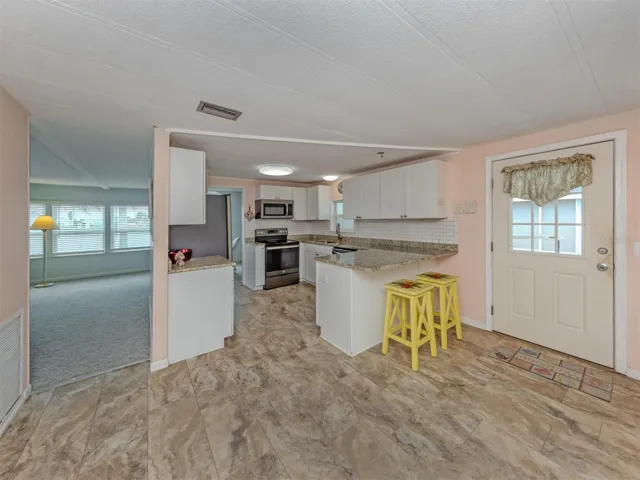 Family room, kitchen