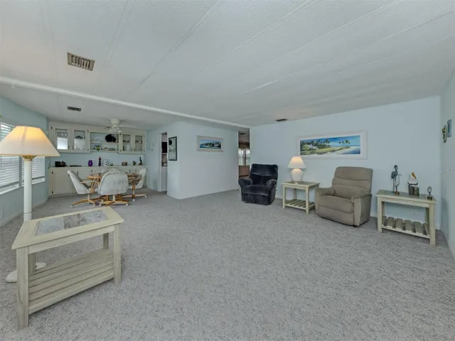Living room, dining room