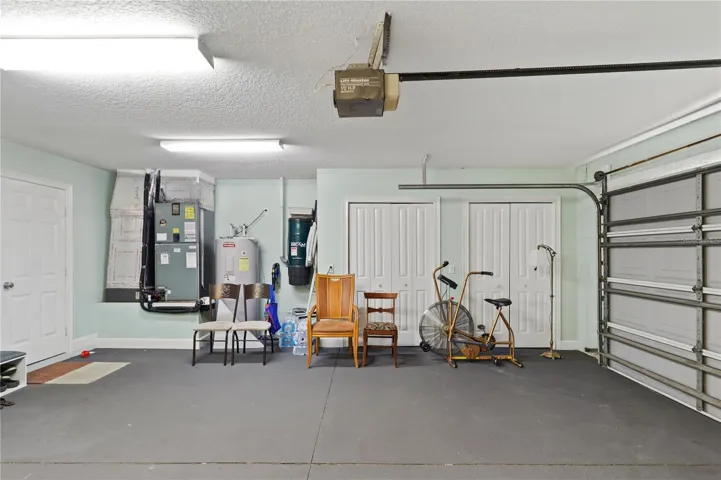 2-car garage with storage