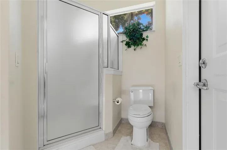 full pool bath with step-in shower