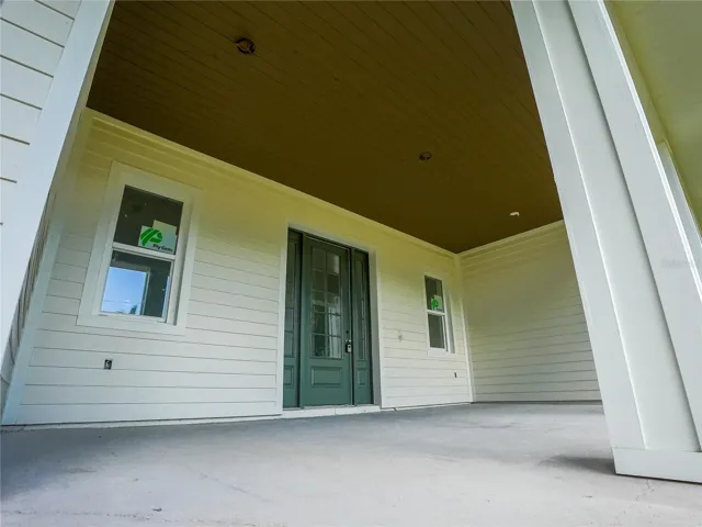 In Progress Exterior porch