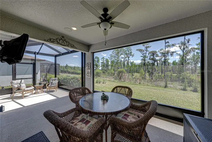 Rear Extended Lanai and Private Conservation View Stubbed for Outdoor Kitchen