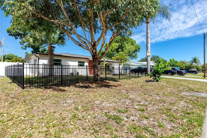 front of property