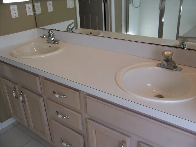 double vanity in Primary bath