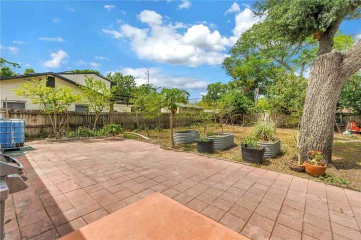 Back patio