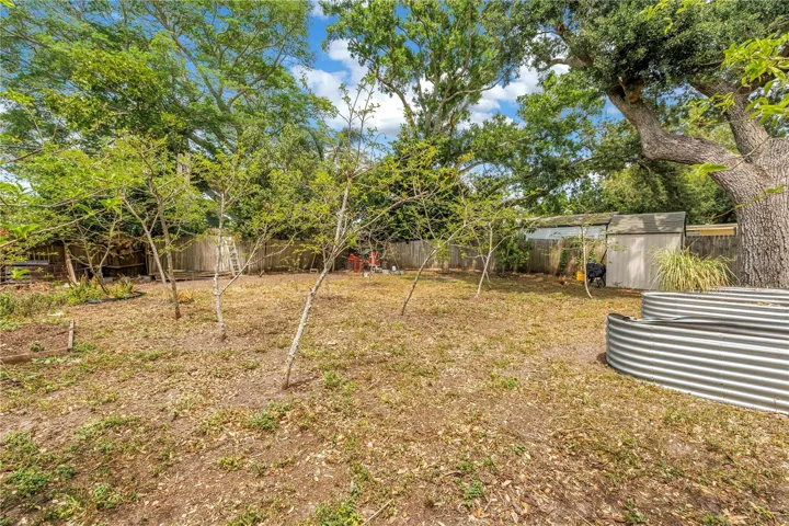 Large yard