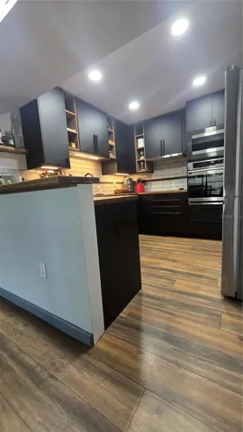 Sleek kitchen