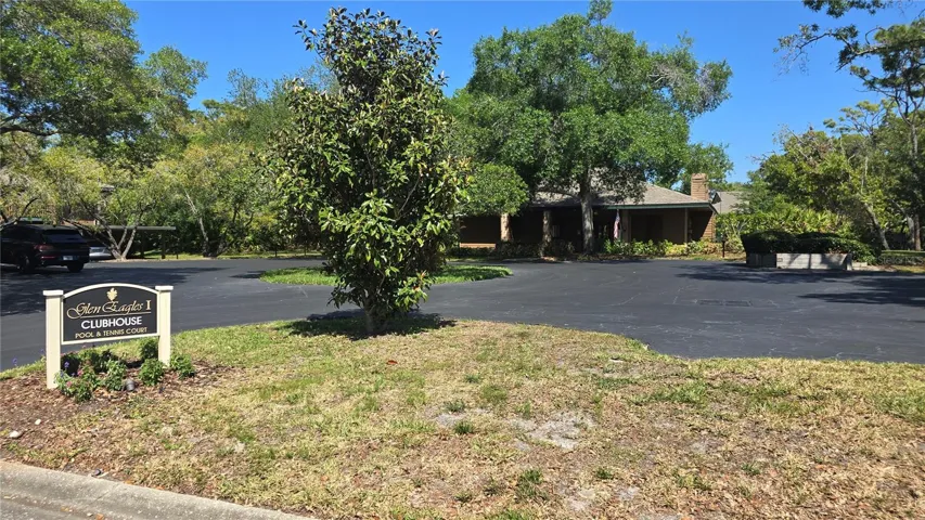 The clubhouse, pool and tennis courts are only 1/10th of a mile from the condo, a short walk.