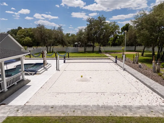 Professional beach tennis court for an active and fun lifestyle.