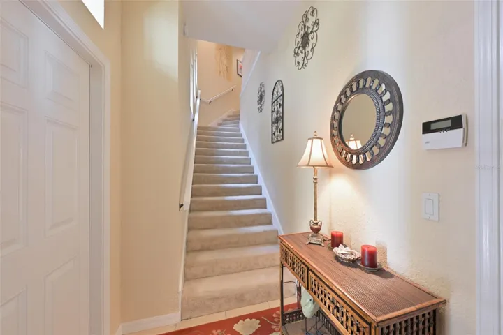 Entry with stairs lead to your home