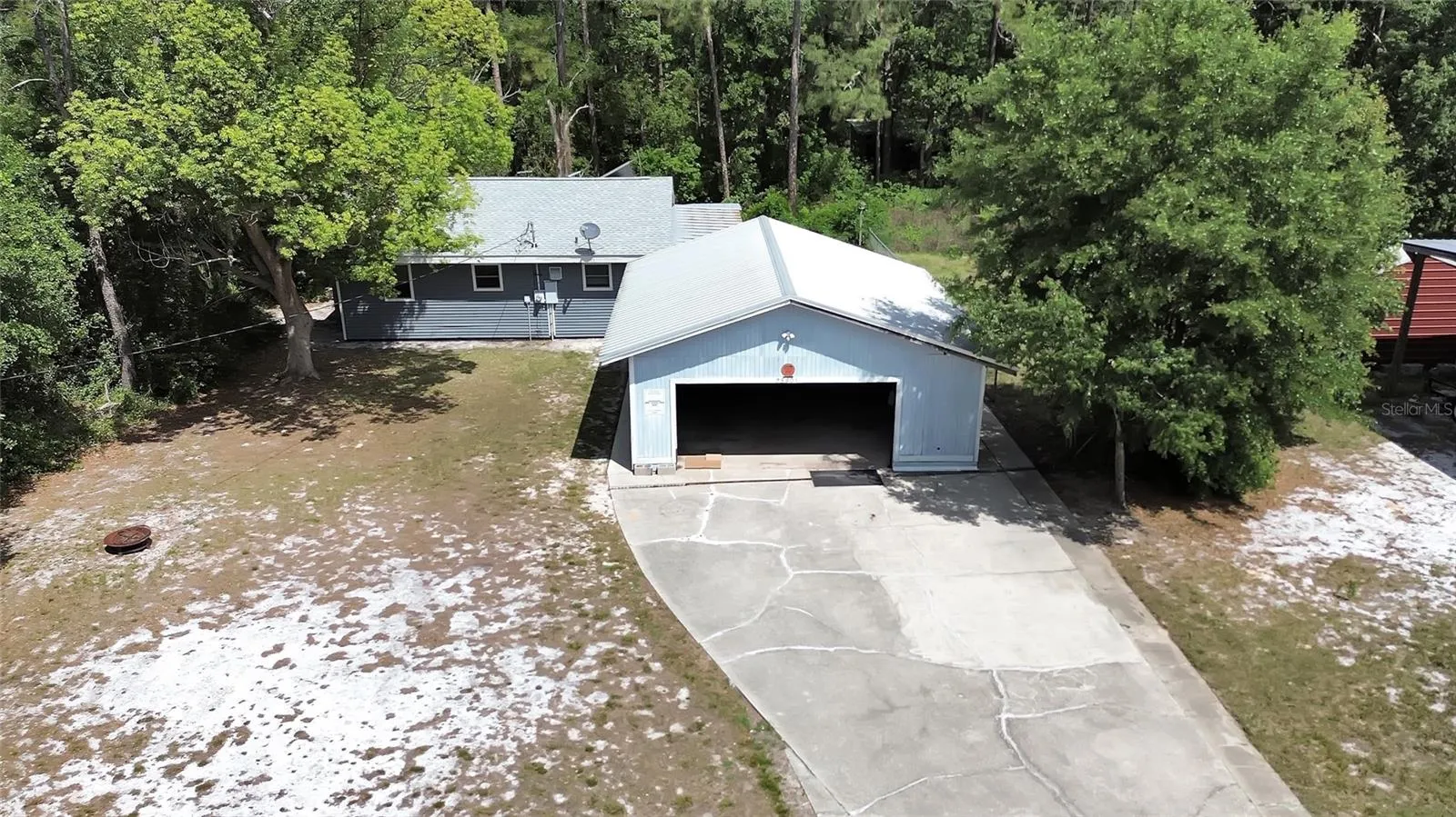 Front ariel view