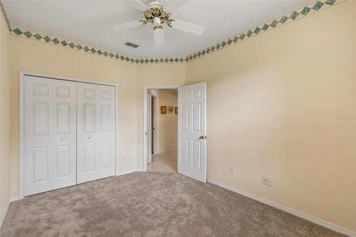 Bedroom 4 with new carpet