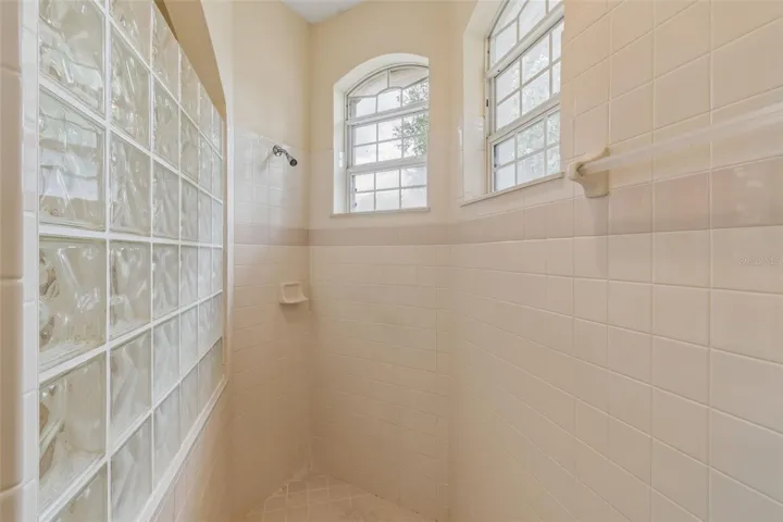 Primary ensuite walk-in shower