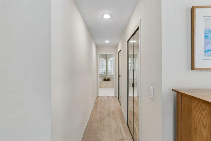 Primary suite 2 closets