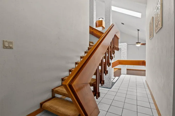 Staircase and foyer
