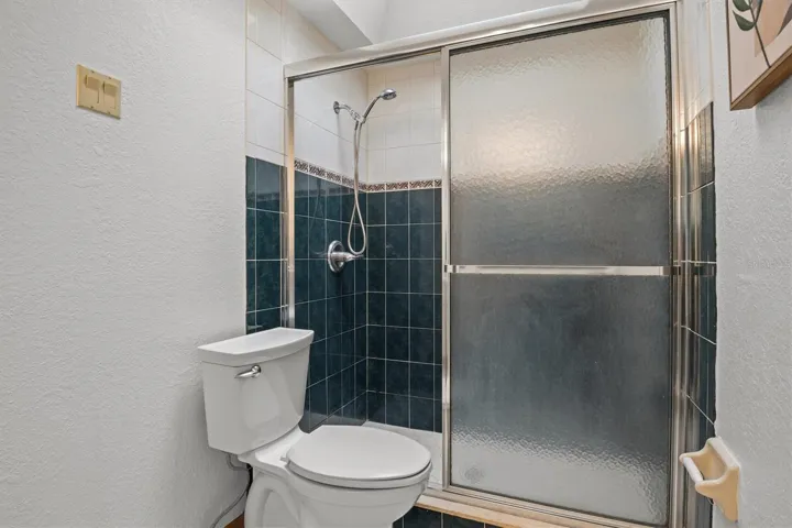 Walk-in shower in second bathroom
