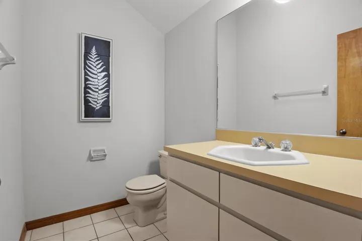 Downstairs half bath