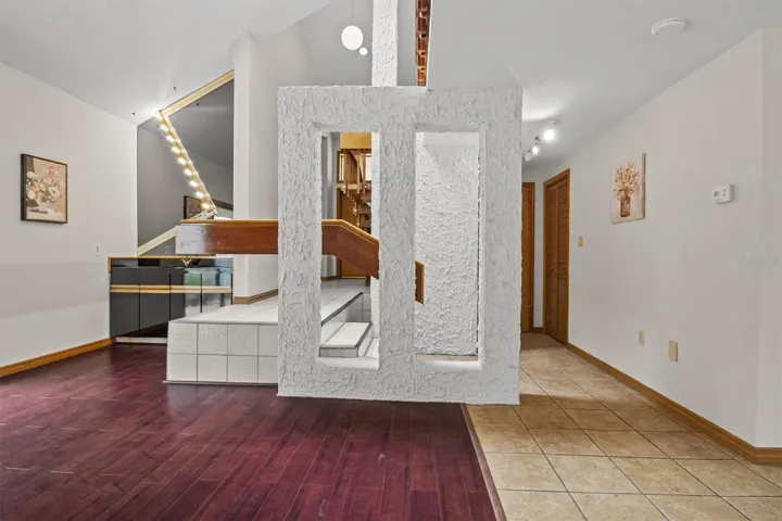Foyer and living room